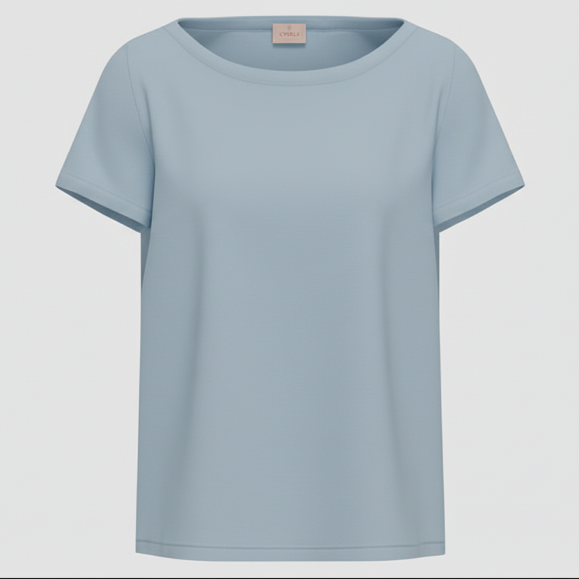 BLUSA CARTONE COLLO BARCA MISTO SETA