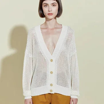 Cardigan con Scollo a V DE LAURENTIIS