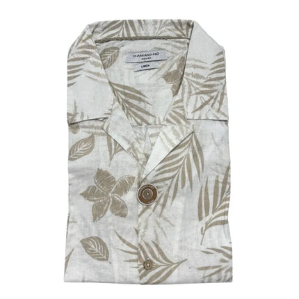 Camicia con fantasia tropicale HAMAKI-HO