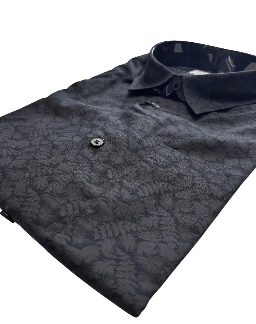 Camicia CI890SS con fantasia tono su tono SSEINSE