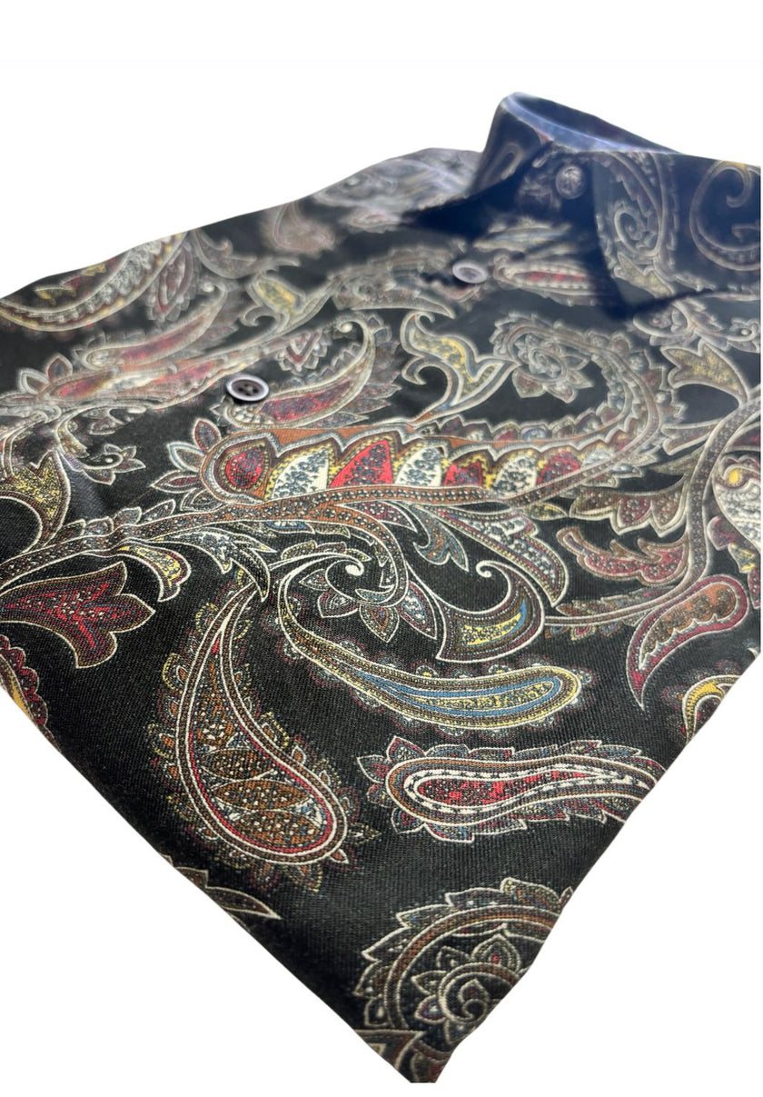 Camicia CI891SS con fantasia SSEINSE