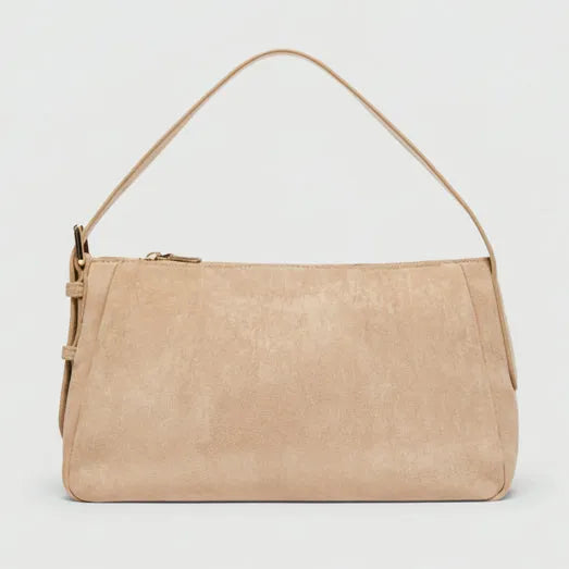 Borsa cobalto da spalla vellutata EMME MARELLA — vista frontale | WEMAX