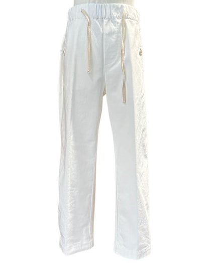 Pantalaccio con elastico a vita alta con bottoncini al fondo HAPPY25