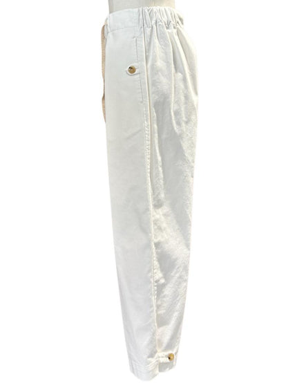 Pantalaccio con elastico a vita alta con bottoncini al fondo HAPPY25