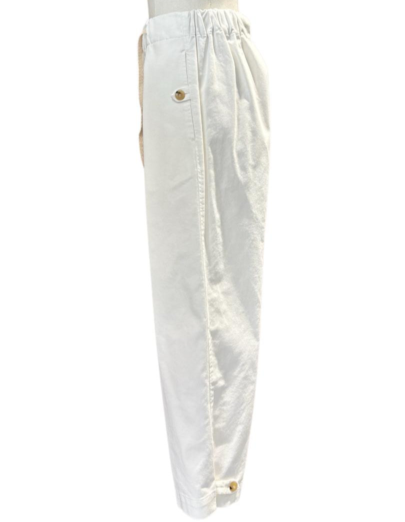 Pantalaccio con elastico a vita alta con bottoncini al fondo HAPPY25