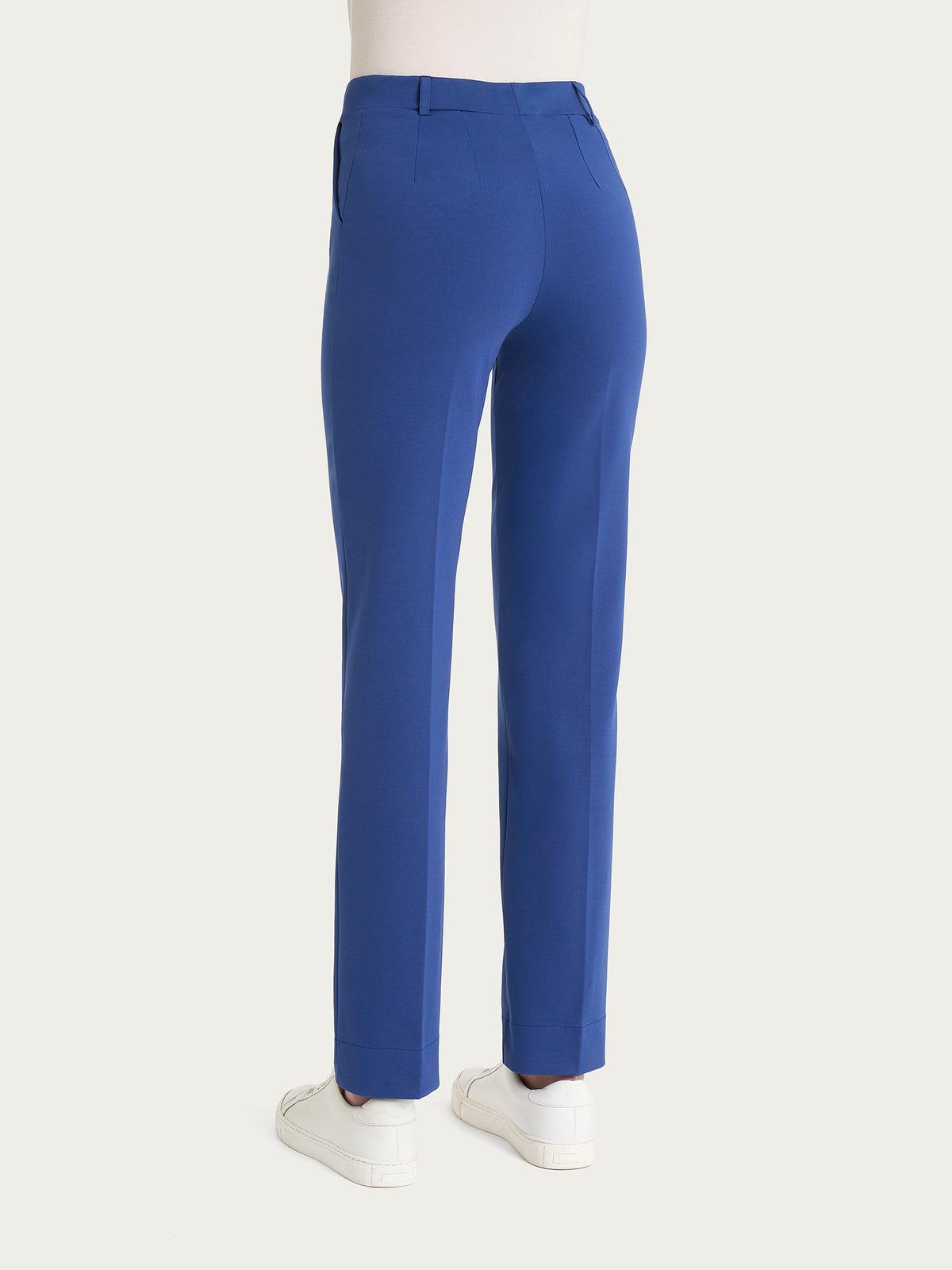 Pantalone dritto con tasche in Compact Light RAGNO