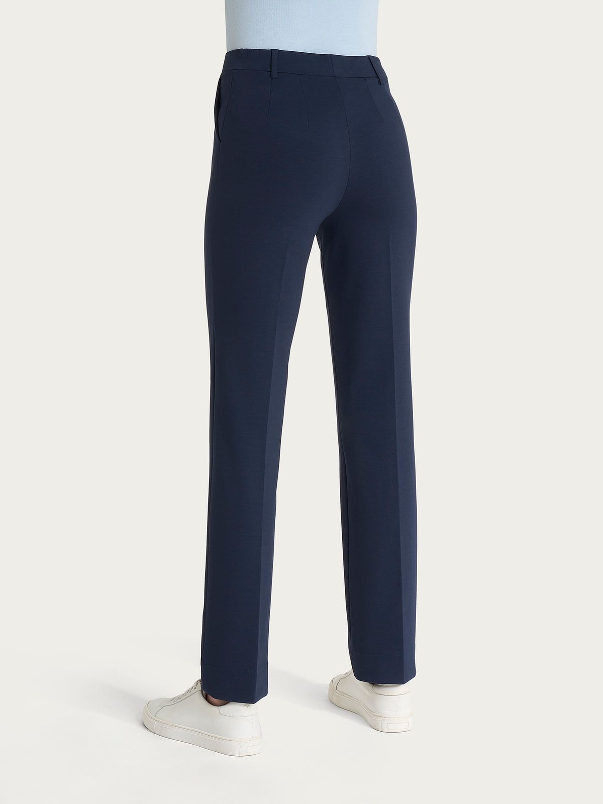 Pantalone dritto con tasche in Compact Light RAGNO