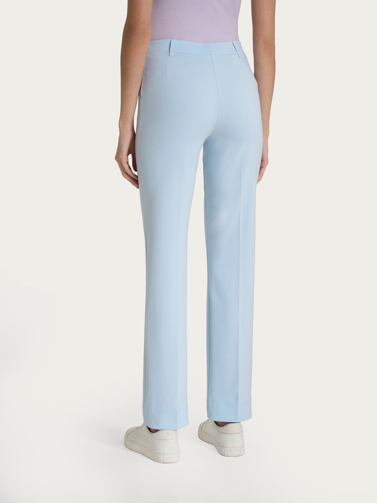 Pantalone dritto con tasche in Compact Light RAGNO