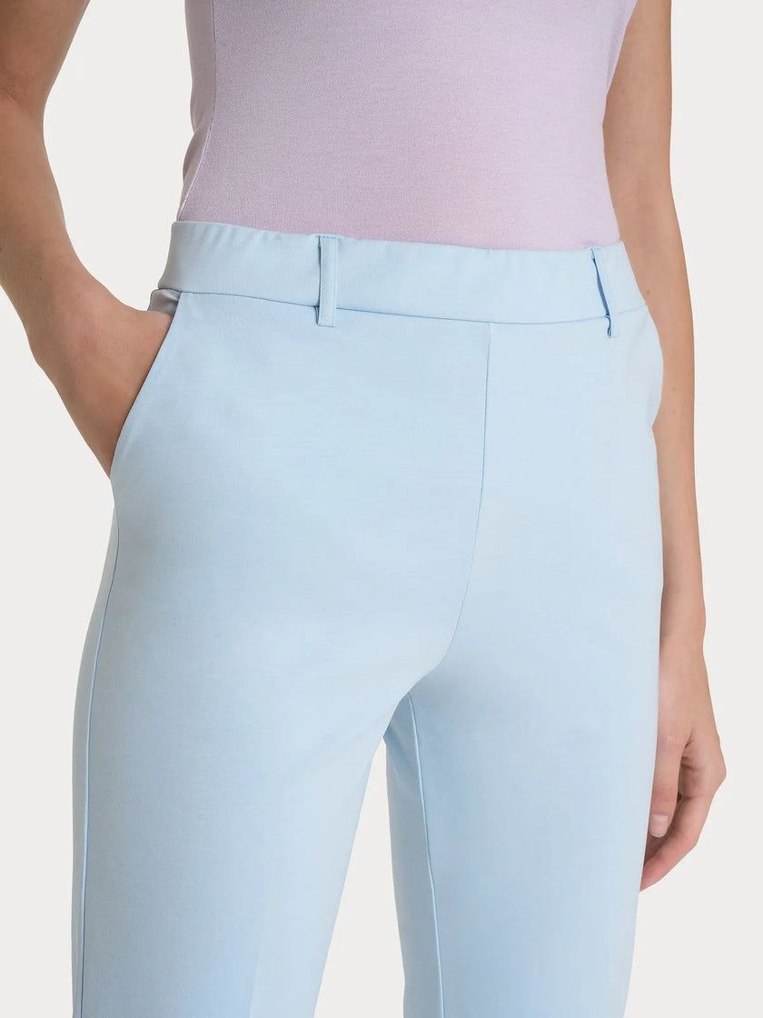 Pantalone dritto con tasche in Compact Light RAGNO