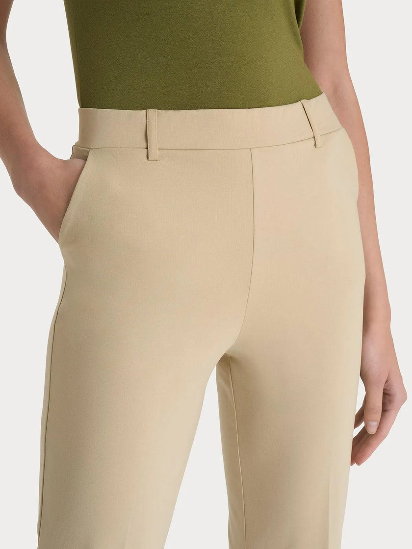 Pantalone dritto con tasche in Compact Light RAGNO