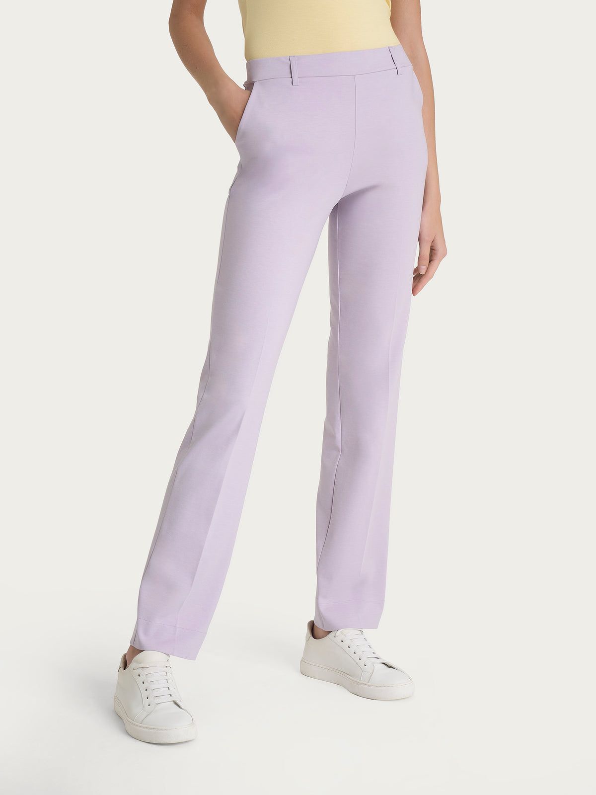 Pantalone dritto con tasche in Compact Light RAGNO