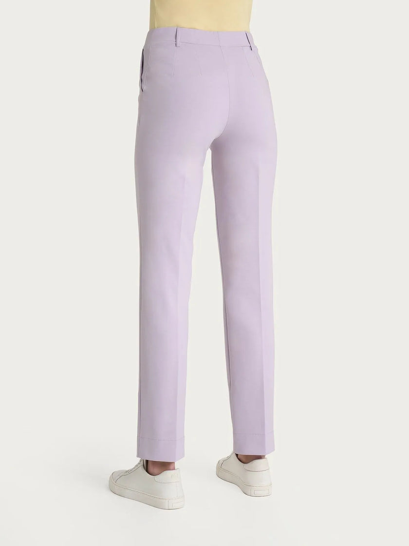 Pantalone dritto con tasche in Compact Light RAGNO