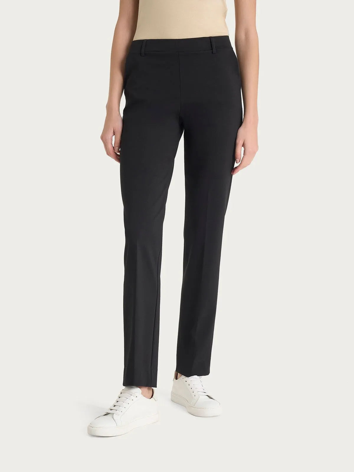 Pantalone dritto con tasche in Compact Light RAGNO