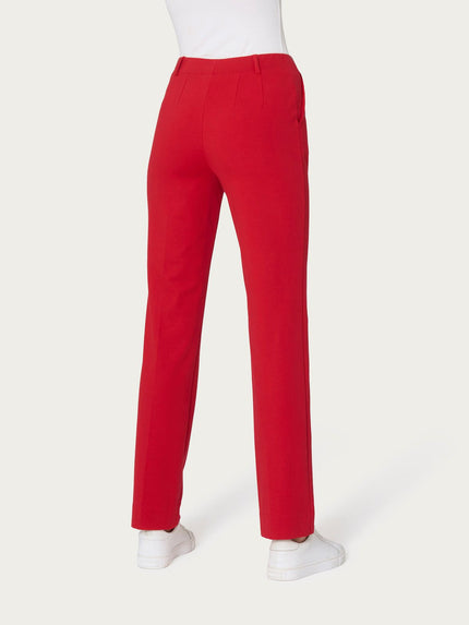 Pantalone dritto con tasche in Compact Light RAGNO