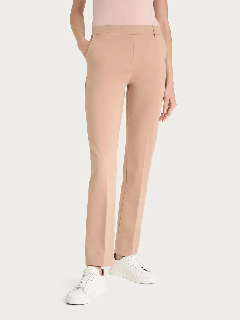 Pantalone dritto con tasche in Compact Light RAGNO