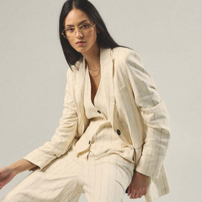 Gilet Gessato a 3 Bottoni HAPPY25