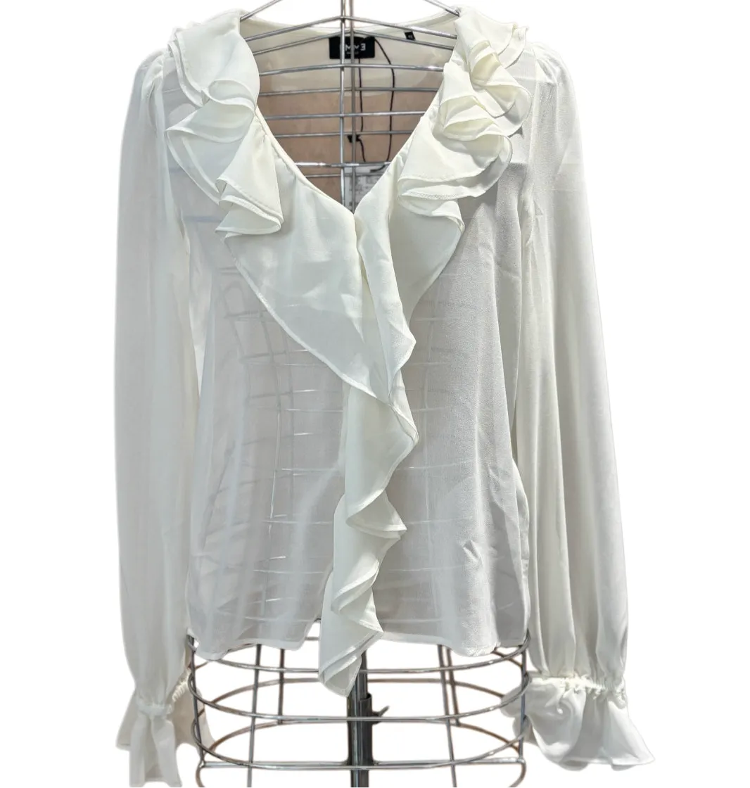 Blusa con rouche e scollo a V EMME MARELLA