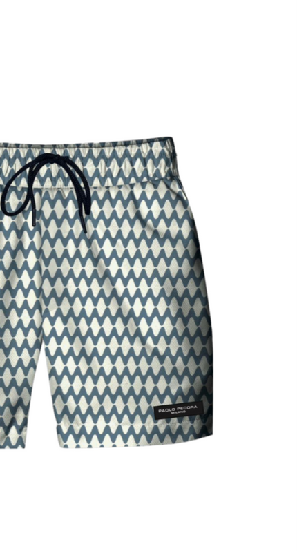 Costume PP1004 boxer con tasche laccio e logo