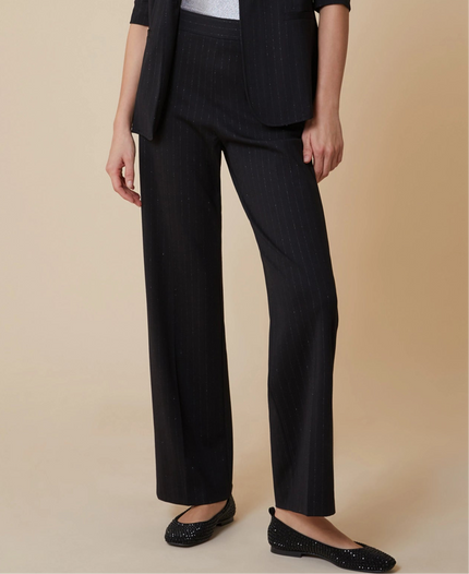 Pantalone Gessato con Brillantini PENNYBLACK