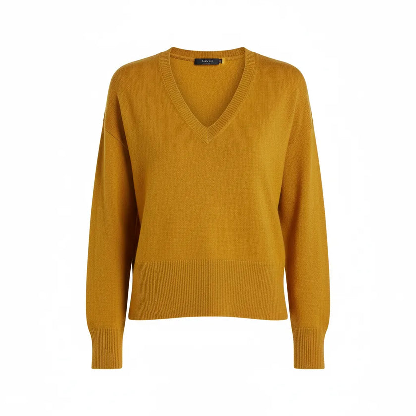 MAGLIA DANCE PURA LANA SOTTILE UNITA E BLOCK COLOR