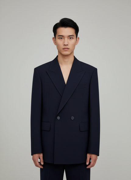 GIACCA 1583Z Batteria SEMI DOPPIO PETTO RELAXED