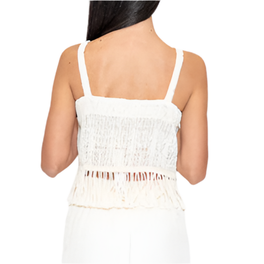 Top con Bretelle e Frange TOLERANCE