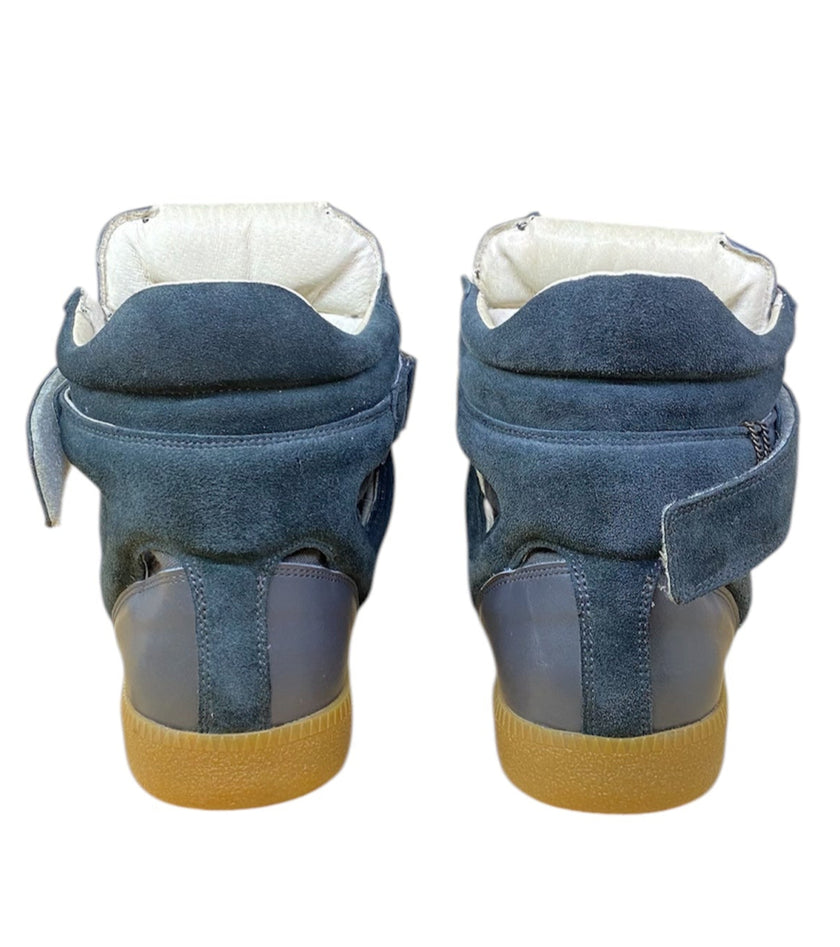 Sneakers Collo Alto con Strappi