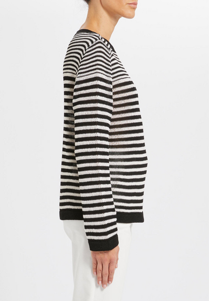 Maglia in filato fluido effetto glossy