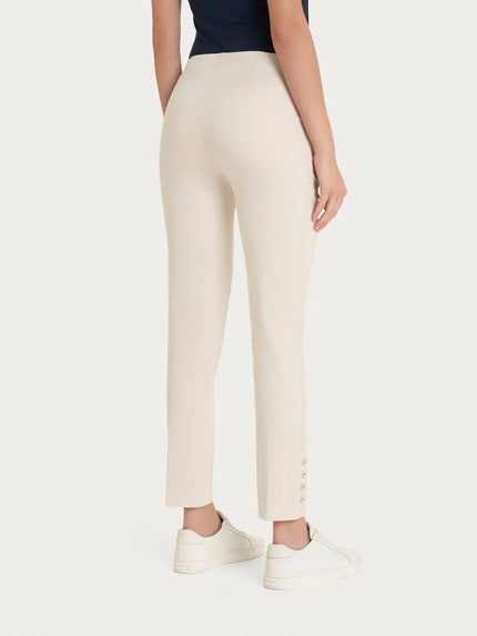 Pantalone capri con bottoni in Satin Power RAGNO