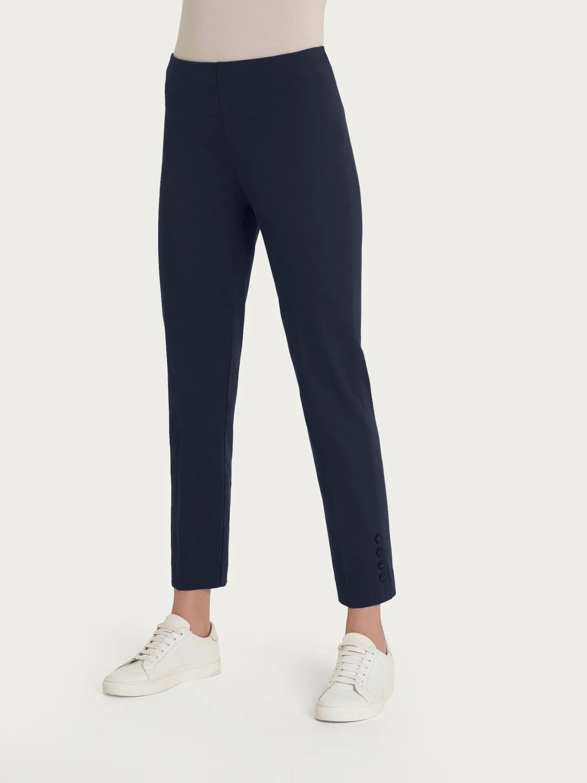 Pantalone capri con bottoni in Satin Power RAGNO