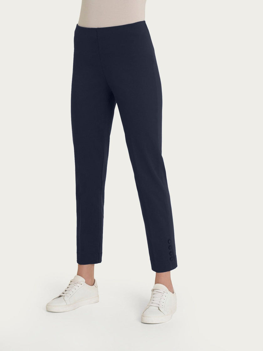 Pantalone capri con bottoni in Satin Power RAGNO