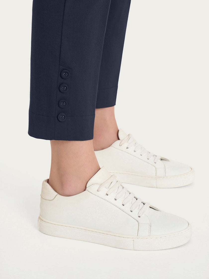 Pantalone capri con bottoni in Satin Power RAGNO
