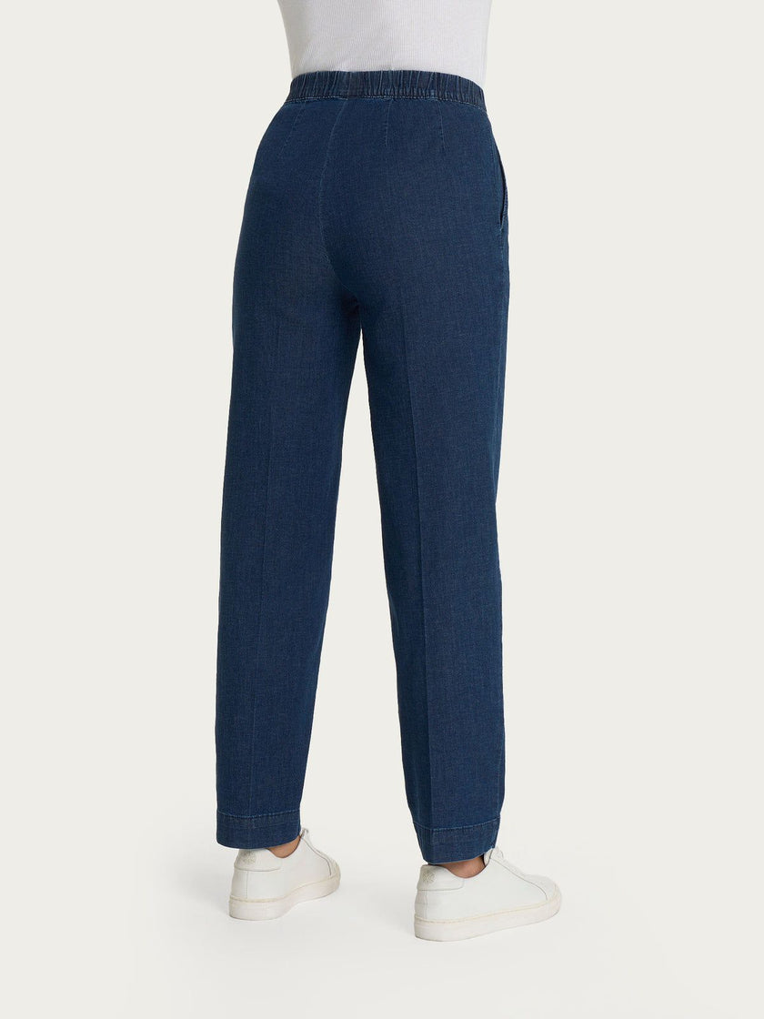 Jeans a gamba dritta con tasche in Super Light Denim RAGNO