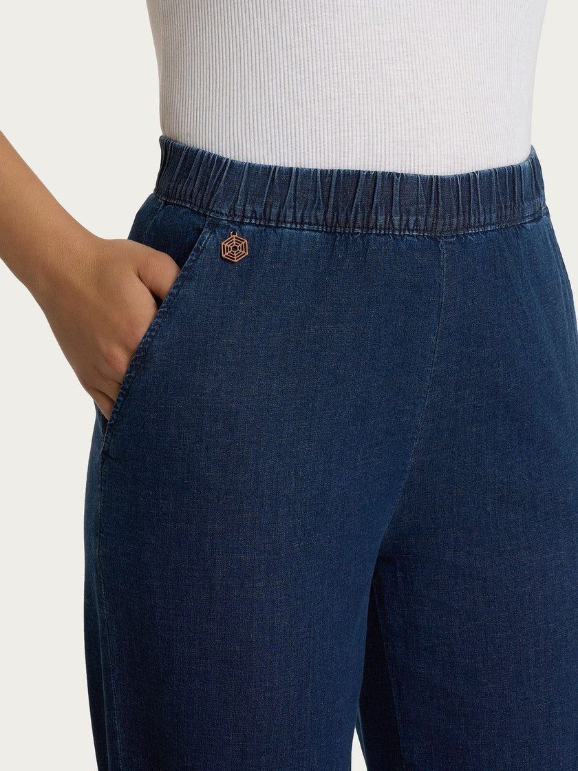 Jeans a gamba dritta con tasche in Super Light Denim RAGNO