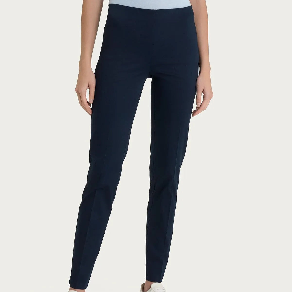 Pantalone a sigaretta con spacchetti in Satin Power RAGNO