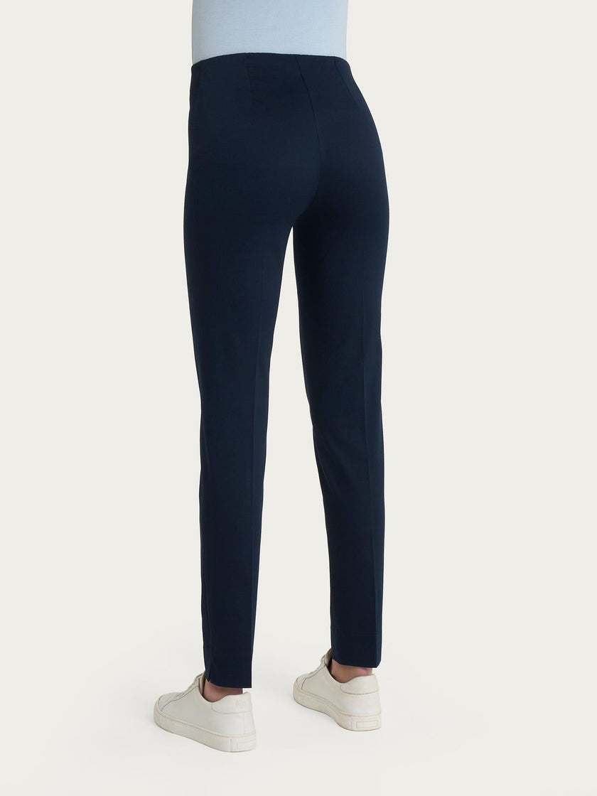 Pantalone a sigaretta con spacchetti in Satin Power RAGNO