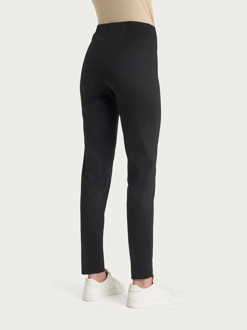 Pantalone a sigaretta con spacchetti in Satin Power RAGNO