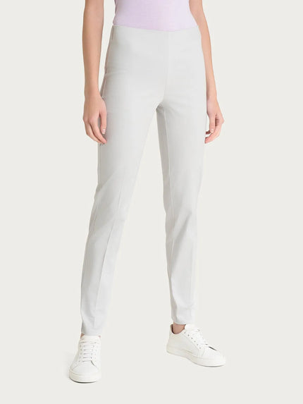 Pantalone a sigaretta con spacchetti in Satin Power RAGNO
