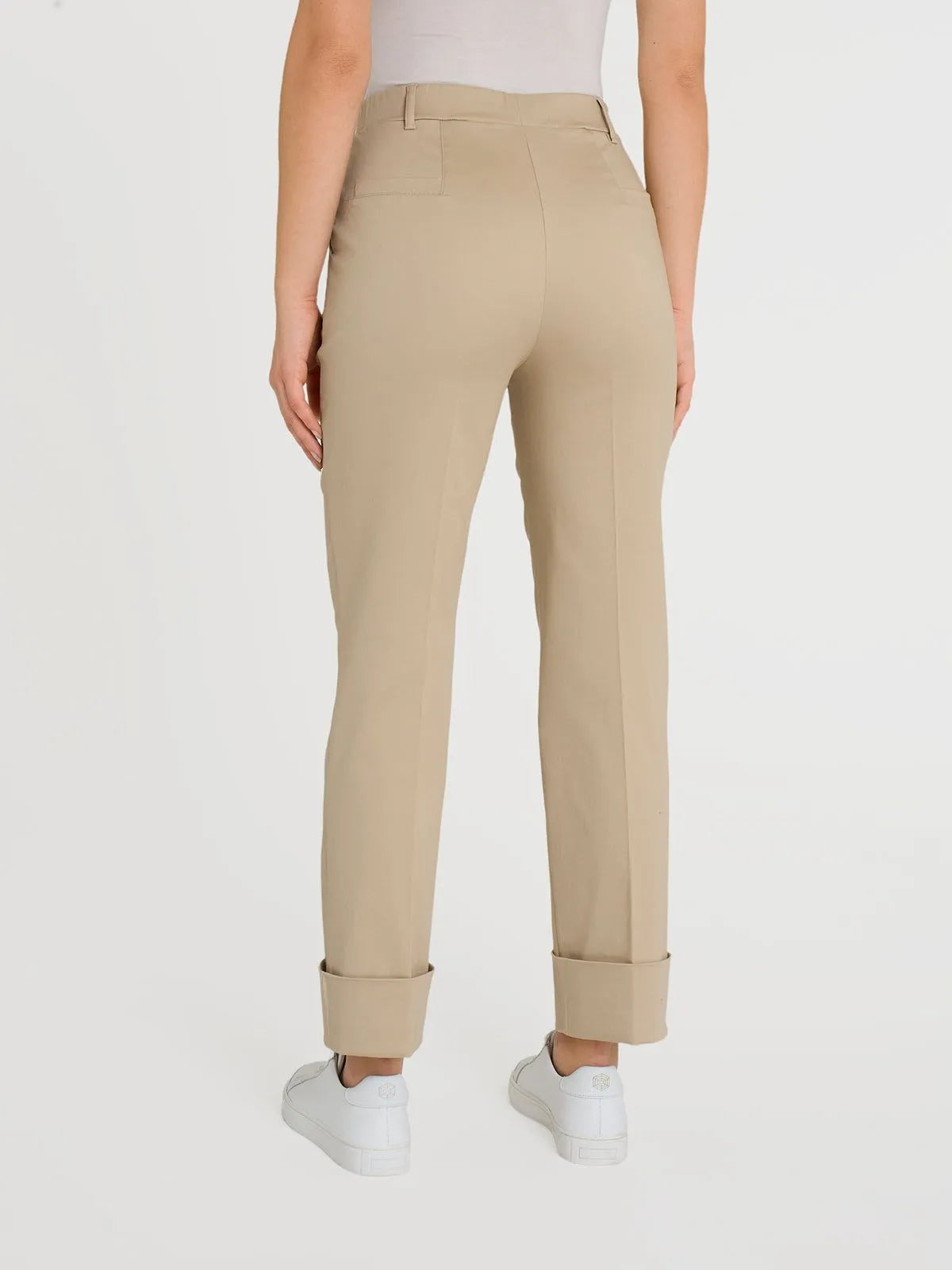 Pantalone slim dritto in Compact Light HEMISPHERE VAIRANO