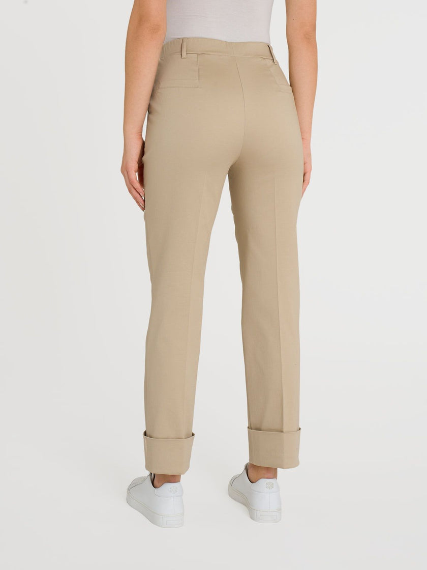 Pantalone slim dritto in Compact Light HEMISPHERE VAIRANO