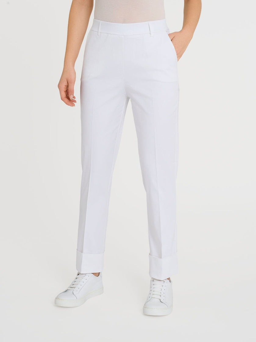 Pantalone slim dritto in Compact Light RAGNO