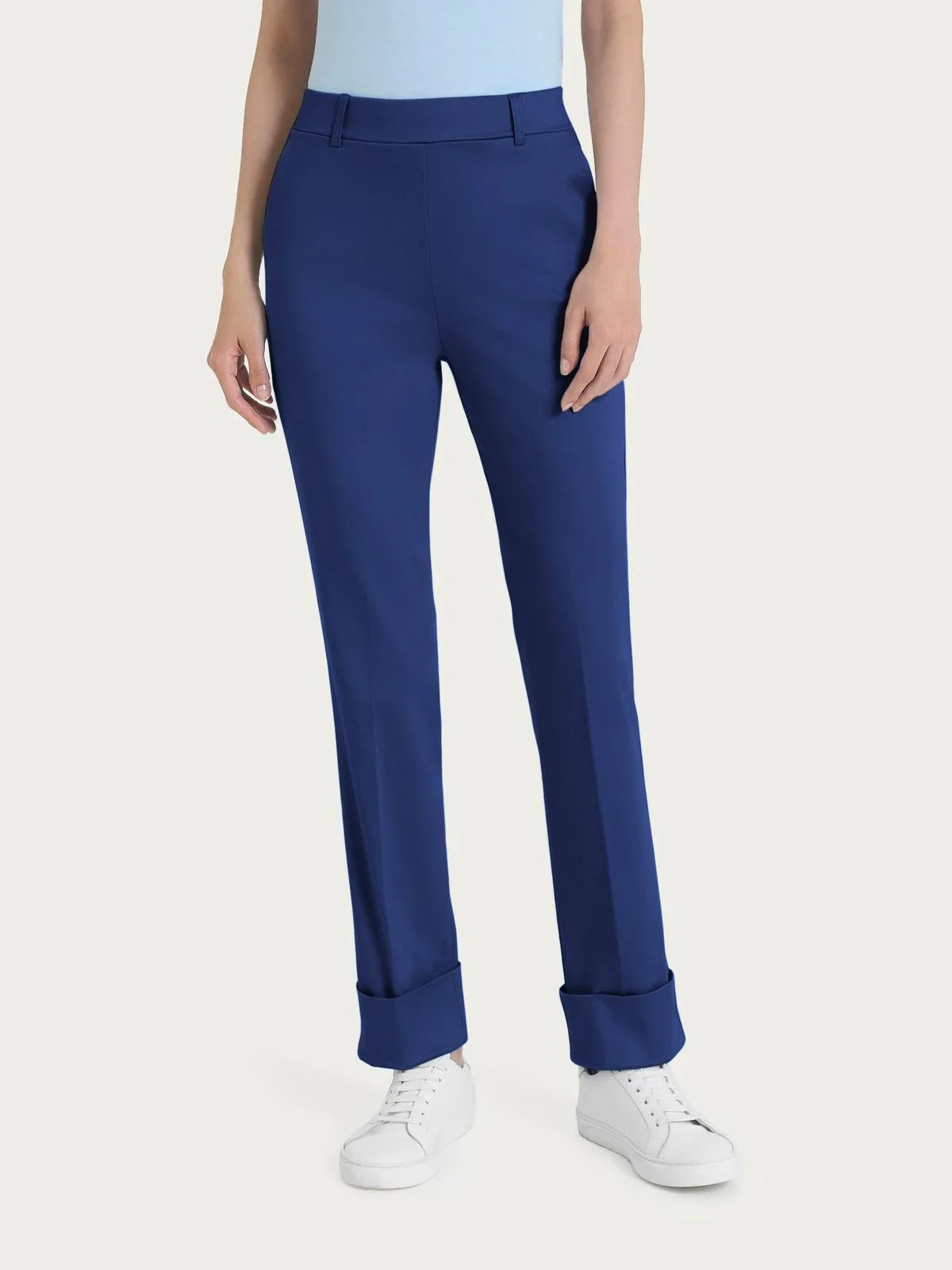 Pantalone slim dritto in Compact Light RAGNO