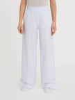 Pantalone a Palazzo con Tasche in Compact Light RAGNO