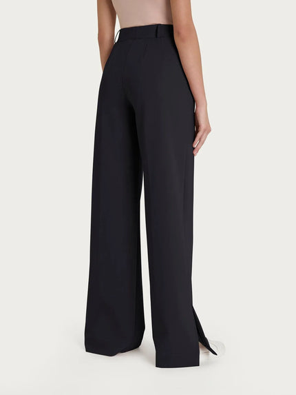 Pantalone a Palazzo con Tasche in Compact Light RAGNO