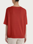 Maglia con scollo a V in Crêpe Lurex RAGNO