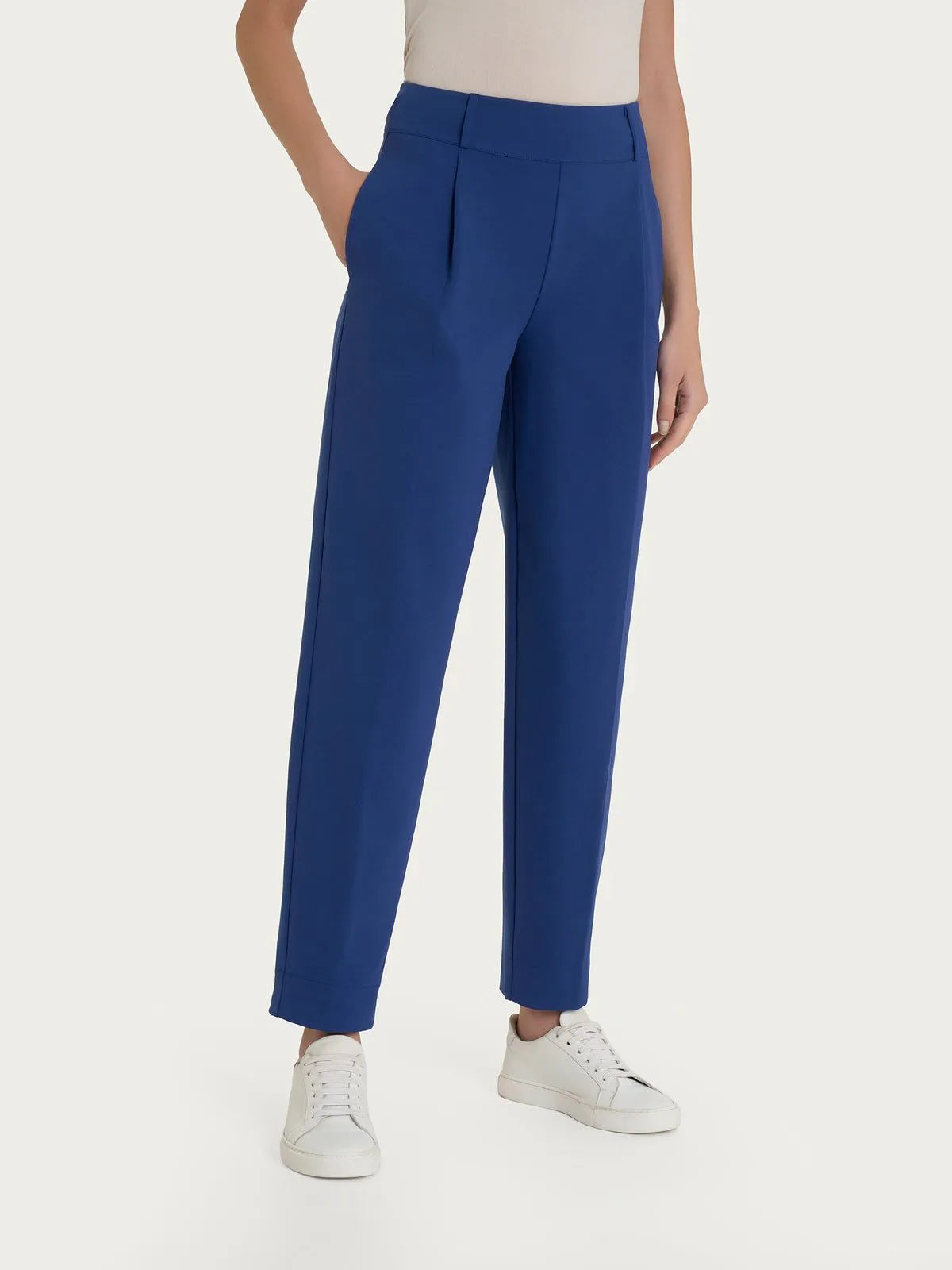 Pantalone a carota con tasche in Compact Light RAGNO