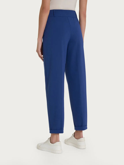 Pantalone a carota con tasche in Compact Light RAGNO