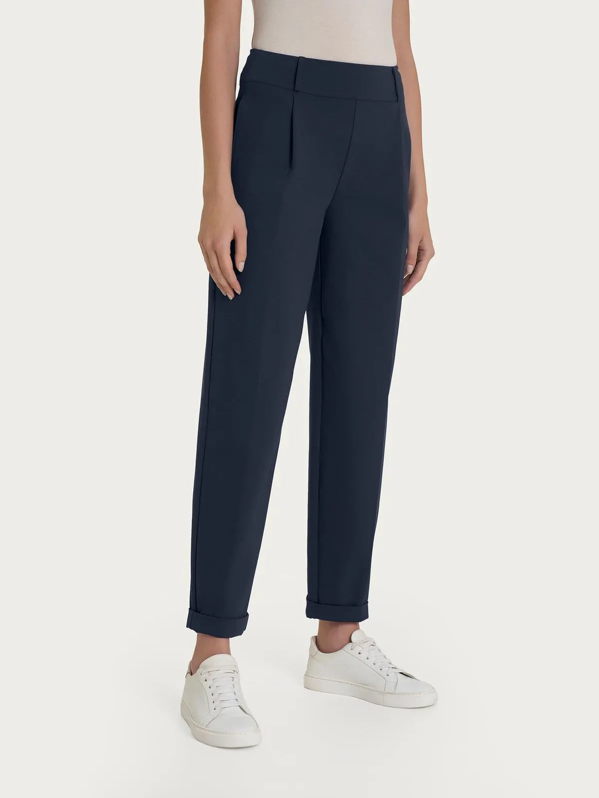 Pantalone a carota con tasche in Compact Light RAGNO