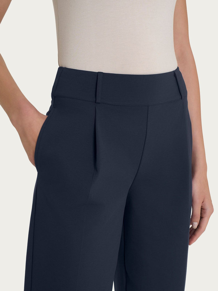 Pantalone a carota con tasche in Compact Light RAGNO