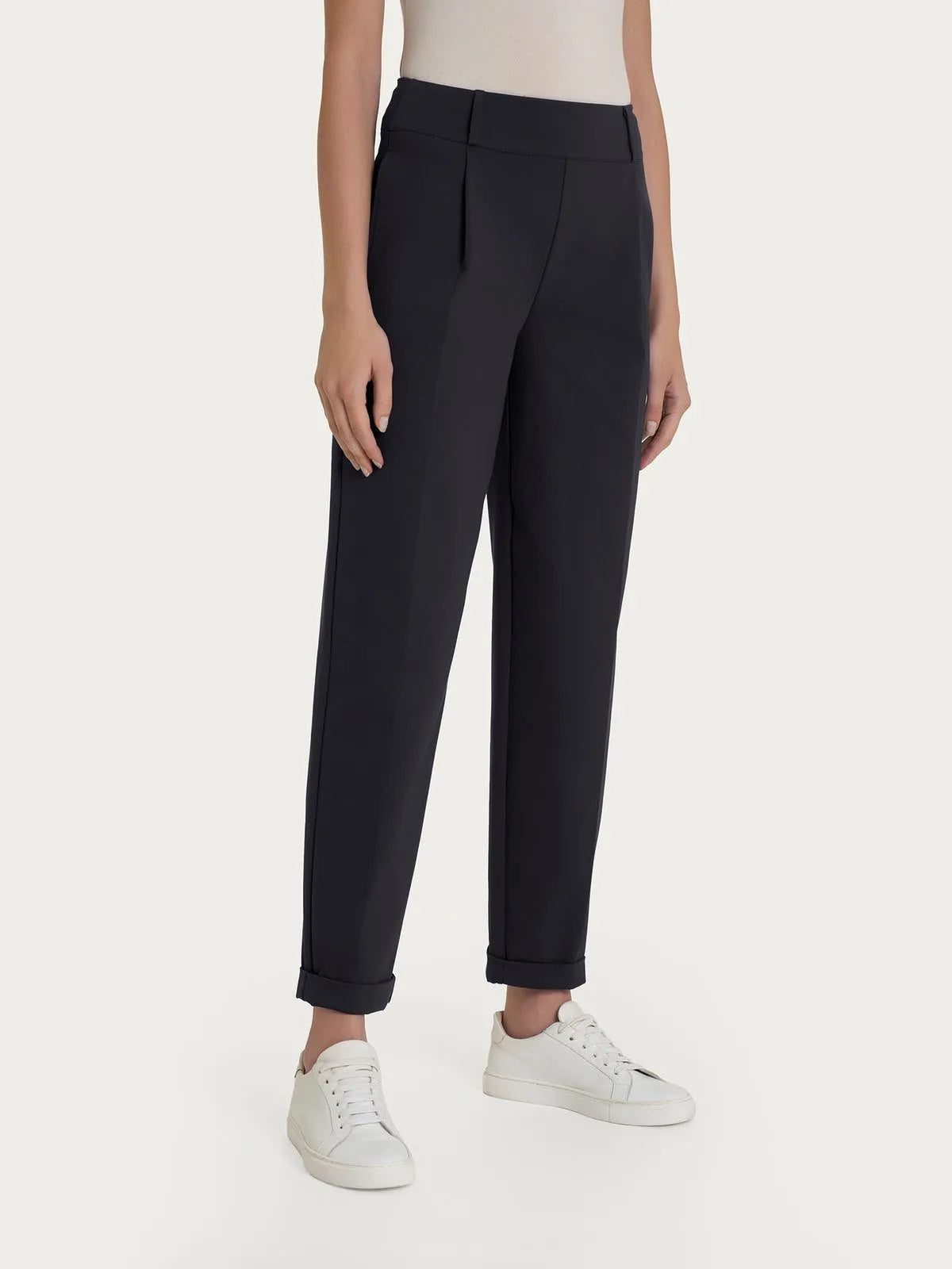Pantalone a carota con tasche in Compact Light RAGNO